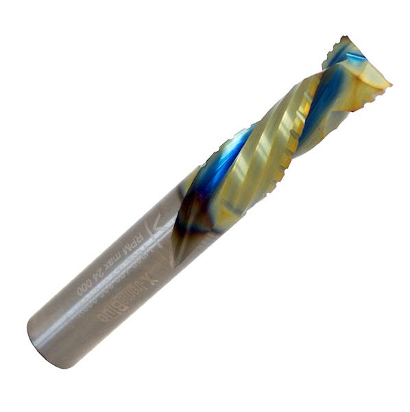 Frez VHM V805 D=12x25/80 Z=2+2 X-tremeBlue z łamaczem wióra
