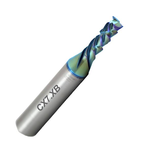 Frez CX7.XB N-POL, VHM spiralny D-6x21/65 s-10 / Z=2+4 ostrza zgrubne NESTING