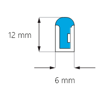 Frez NEON LED - do taśmy 6x12 mm, pod frezowanie rowków