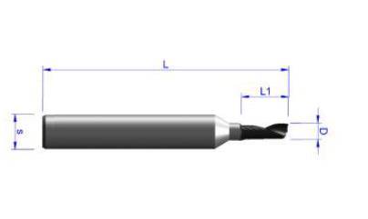 Frez VHM/SC Router AL101D.050.008.050N.XD