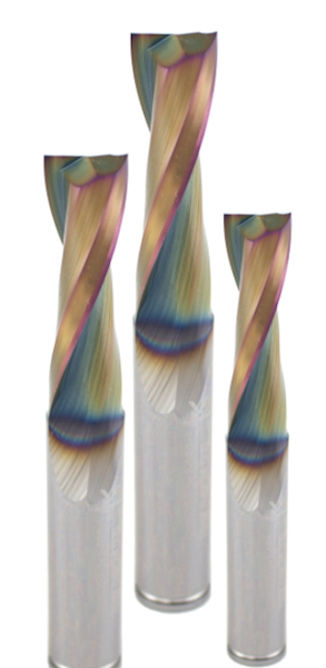 Frez VHM spiralny Z=2, D=8; L1=22; L=65 s=8 powłoka XB, V201.080.022.065XB