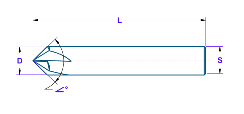 Frez VHM/SC Router MF90.080.060.060.5