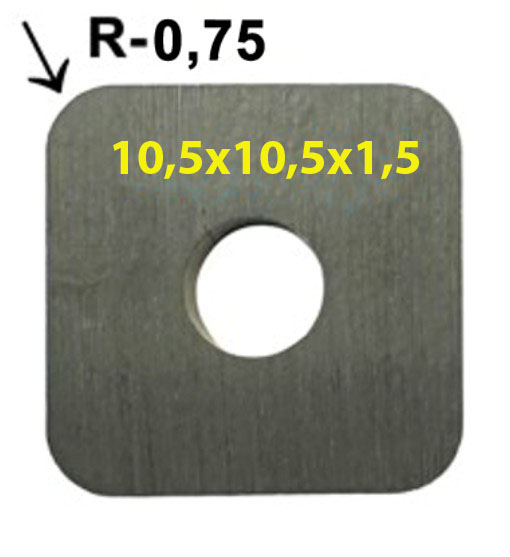 Nożyki/Knives HM 10,5x10,5x1,5 R-0,75