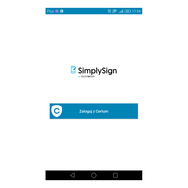 SimplySign - mobilny kwalifikowany podpis elektroniczny - odnowienie - 2 lata
