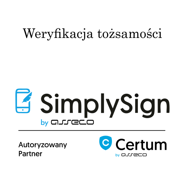 Weryfikacja tożsamości użytkownika podpisu
