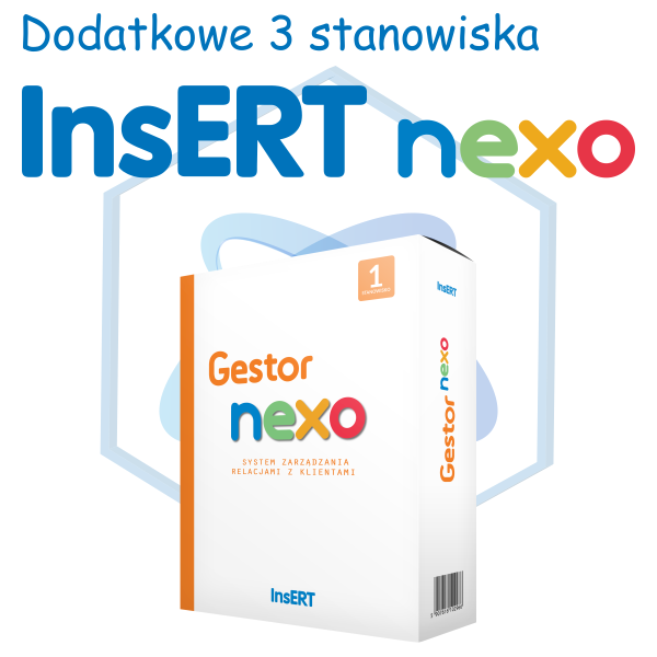 InsERT Gestor Nexo - rozszerzenie na dodatkowe 3 stanowiska
