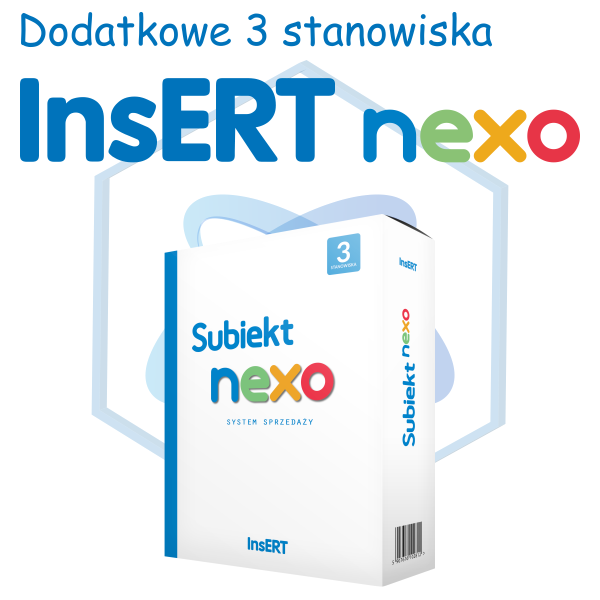 InsERT Subiekt Nexo - rozszerzenie na dodatkowe 3 stanowiska