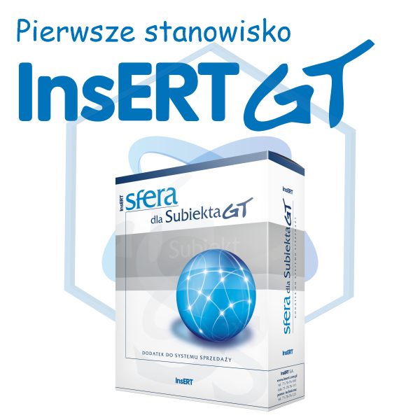 InsERT Sfera dla Subiekt GT - licencja na pierwsze stanowisko