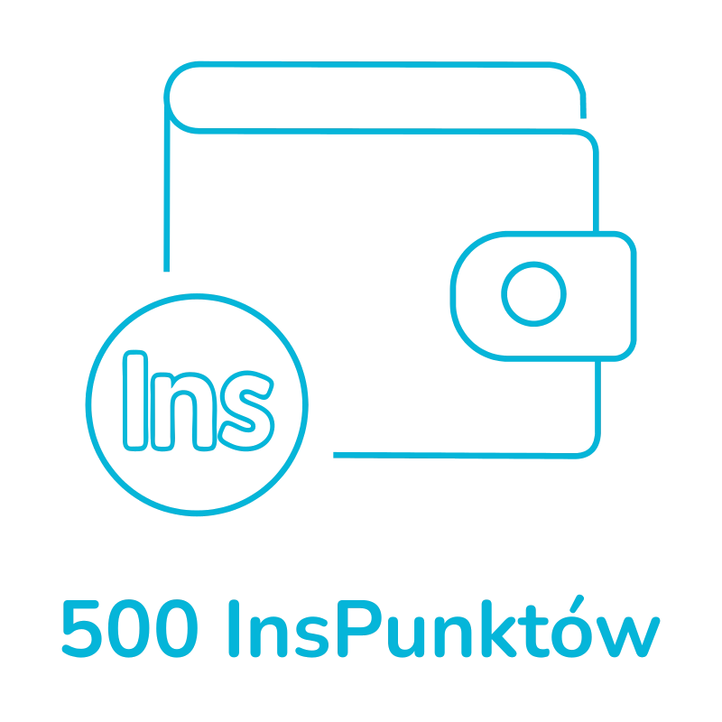 Portfel InsERT - Paczka InsPunktów - 500