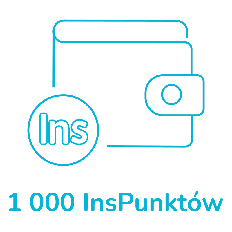 Portfel InsERT - Paczka InsPunktów - 1 000