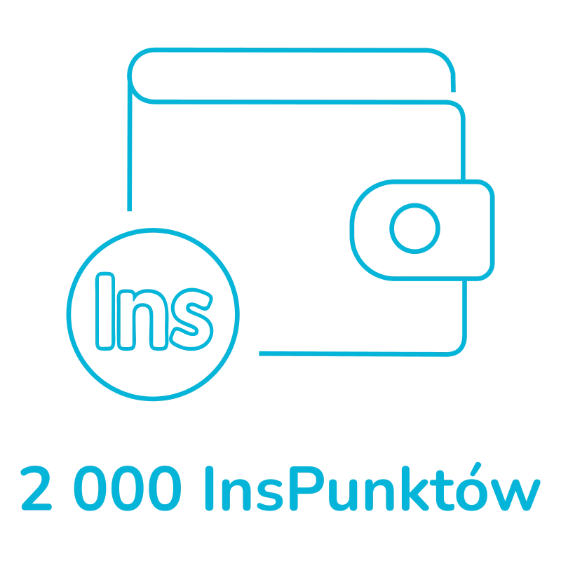 Portfel InsERT - Paczka InsPunktów - 2 000