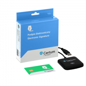 ZESTAW CERTUM STANDARD (2 LATA) Z CZYTNIKIEM