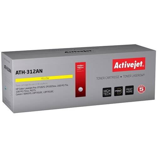 TONER HP 126A CE312A LJ CP1025 YELLOW ACTIVEJET