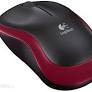 MYSZ LOGITECH M185 Wireless Red