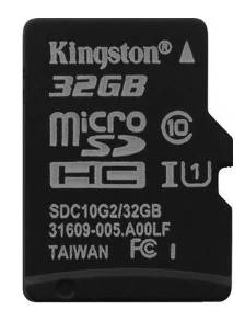 KARTA PAMIĘCI KINGSTON MICRO SDHC 32GB CL10