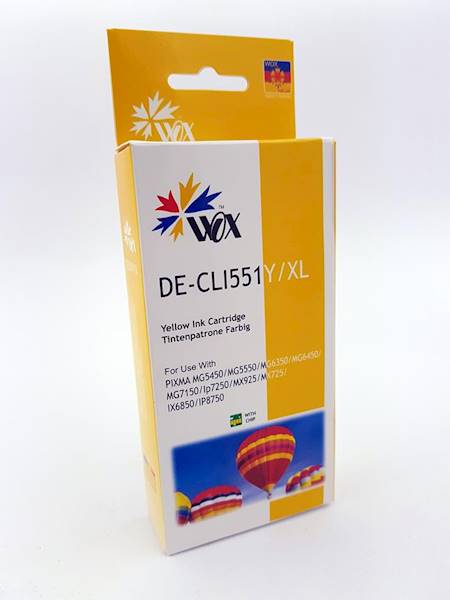 TUSZ CANON CLI-551 YELLOW WOX