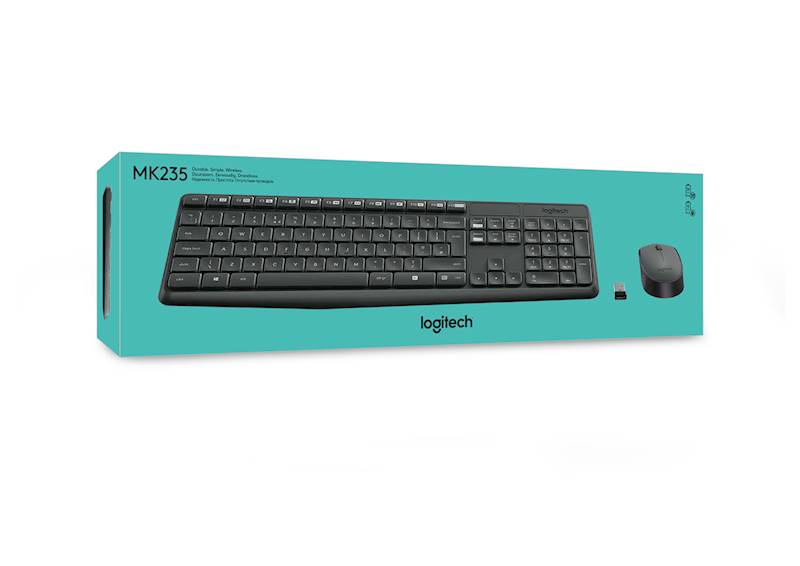 KLAWIATURA LOGITECH MK-235 + MYSZ WIRELESS