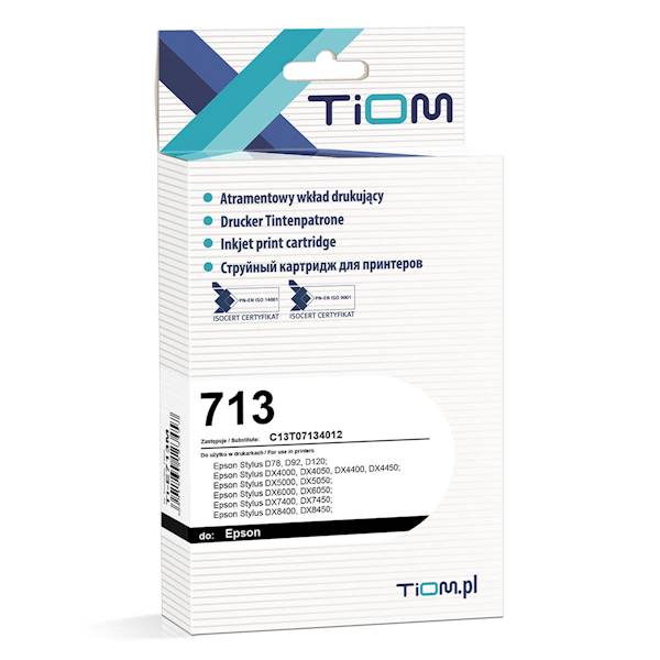 TUSZ EPSON T0713 D78/DX4000 MAGENTA TIOM