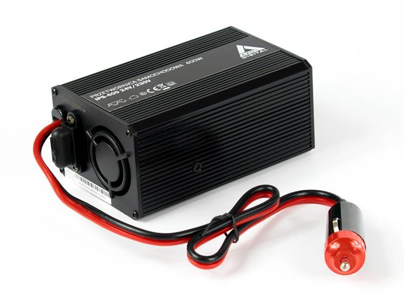 PRZETWORNICA CIĘŻAR. AC/DC 24V NA 230V 400W Z USB