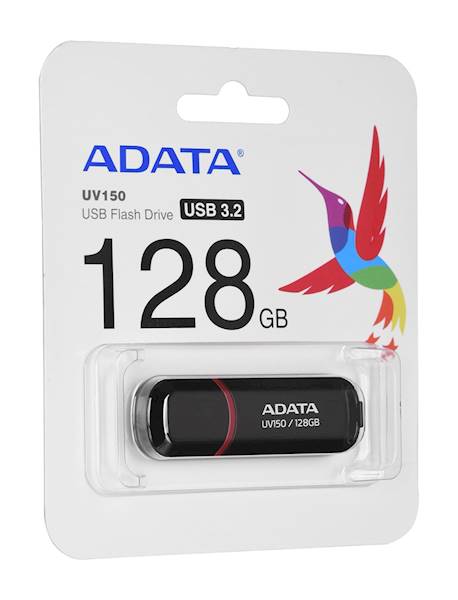 PAMIĘĆ FLASH A-DATA 128GB UV150 USB 3.0 CZARNY