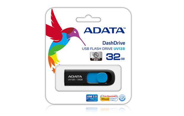 PAMIĘĆ FLASH A-DATA 32GB UV128 BLACK+BLUE