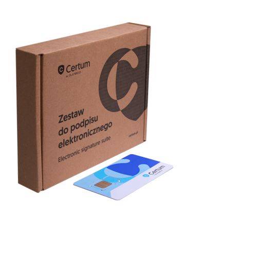 ZESTAW CERTUM MINI (3 LATA) BEZ CZYTNIKA