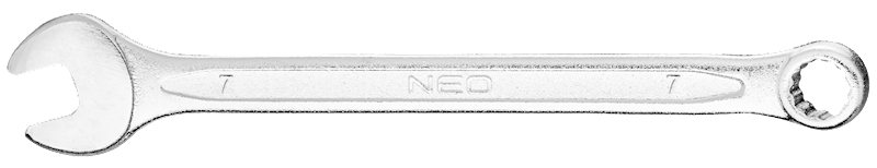 Klucz płasko-oczkowy  7x110mm,DIN3113 NEO