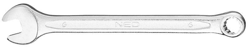 Klucz płasko-oczkowy  6x100mm,DIN3113 NEO