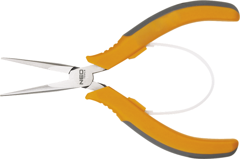 Szczypce precyzyjne wydłużone proste 130mm NEO