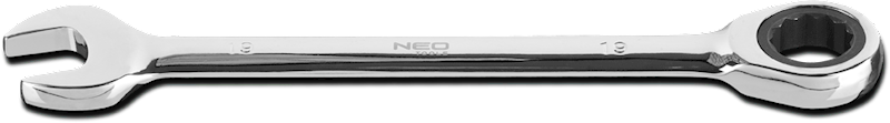 Klucz płasko-oczkowy z grzechotką 10mm NEO