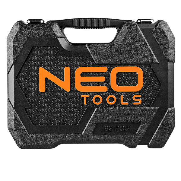 Klucze nasadowe 1/2"+1/4"pł-ocz.kpl.82szt. NEO