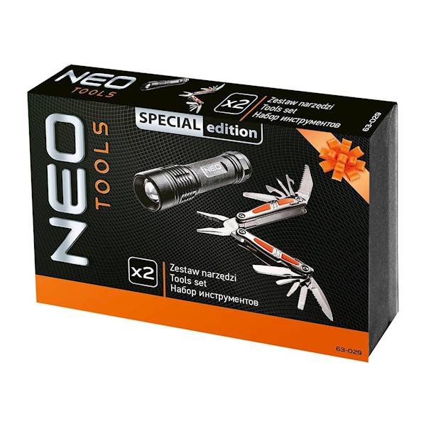 Set 2 elem. (99-101 Latarka,01-028 Multitool) NEO 