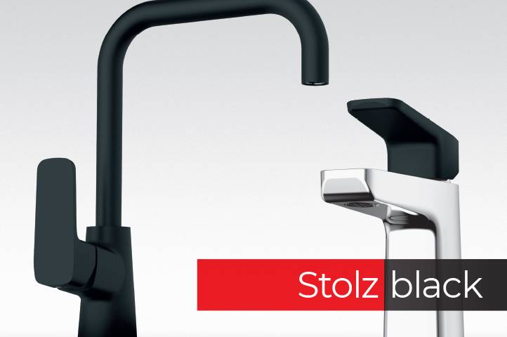STOLZ Bateria umywalkowa stojąca BLACK 130101B