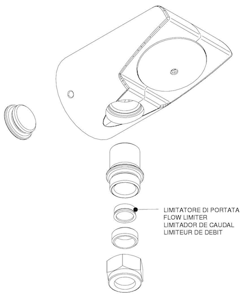 IDRAL Głowica natryskowa 9036