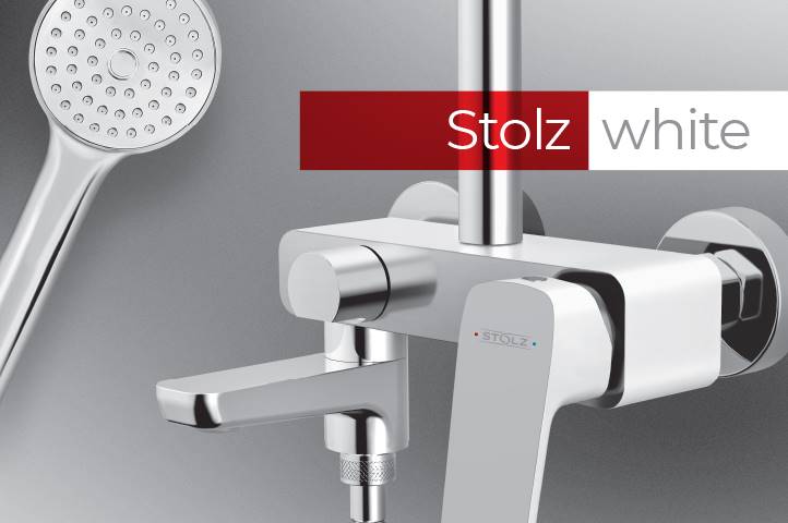 STOLZ Bateria umywalkowa stojąca WHITE 130101W