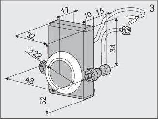 SENZOR Elektronika OCZKO 6V DC WBS 6 PTLB/E