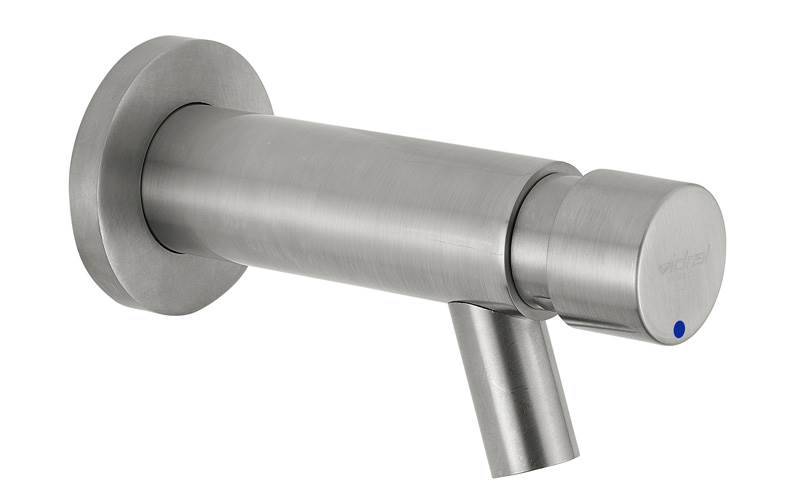 Zawór czasowy umyw. ścienny ze stali nierdz. INOX