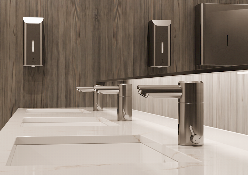 SENZOR WBS 2.2 A.1 Bezdotykowa bateria umywalkowa stojąca 6V DC