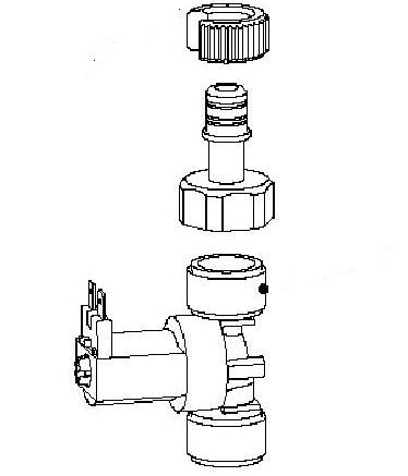 SENZOR Elektrozawór 12V 3/4" z kpl. śrubunków