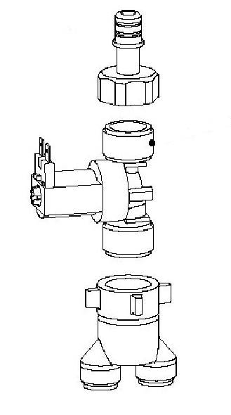 SENZOR Elektrozawór 12V 3/4" z mieszaczem
