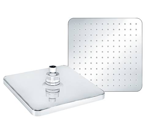 STOLZ Zestaw natryskowy z deszczownią 250x250 i natryskiem ręcznym WHITE 137252W