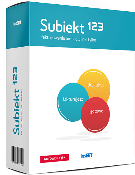 Subiekt 123 Użytkownik+  licencja roczna