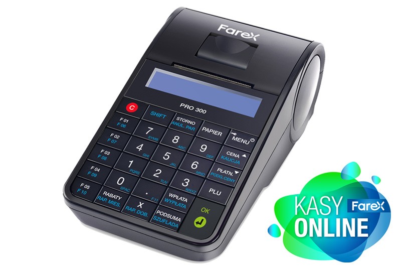 BESTSELLER! Kasa fiskalna OnLine FAREX PRO 300 GSM + LAN + WiFi*