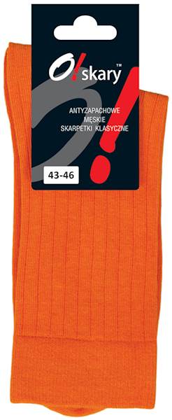 Skarpetki O!skary m.klasyczne biały 43-46