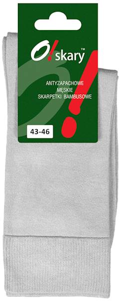 Skarpetki O!skary m.bambusowe czarny 39-42