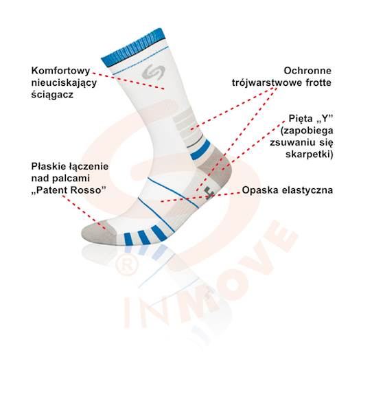 Skarpetki SPORT DEODORANT  czarny 44-46