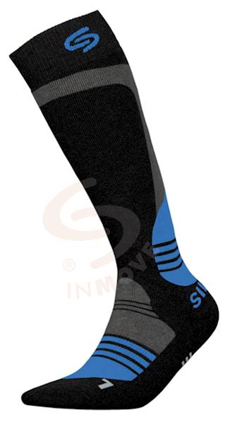 Skarpetki SKI SILVER czarno-niebieski 38-40