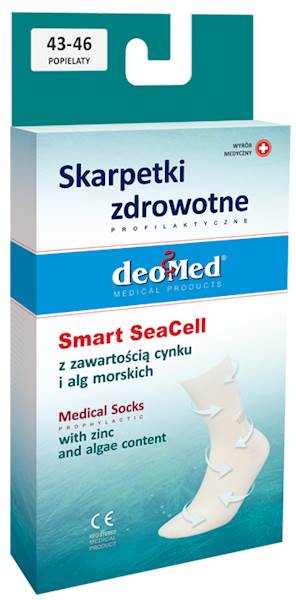 Skarpetki SMART SEACELL popielaty 43-46*)
