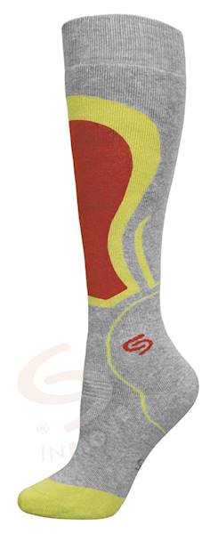 Skarpetki SKI KID DEODORANT szary+rudy 30-32
