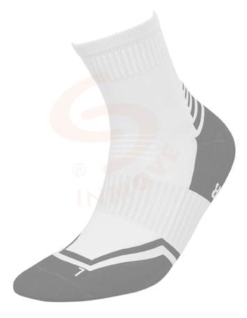 Skarpetki RUNNER D.SILVER biały+szary 38-40